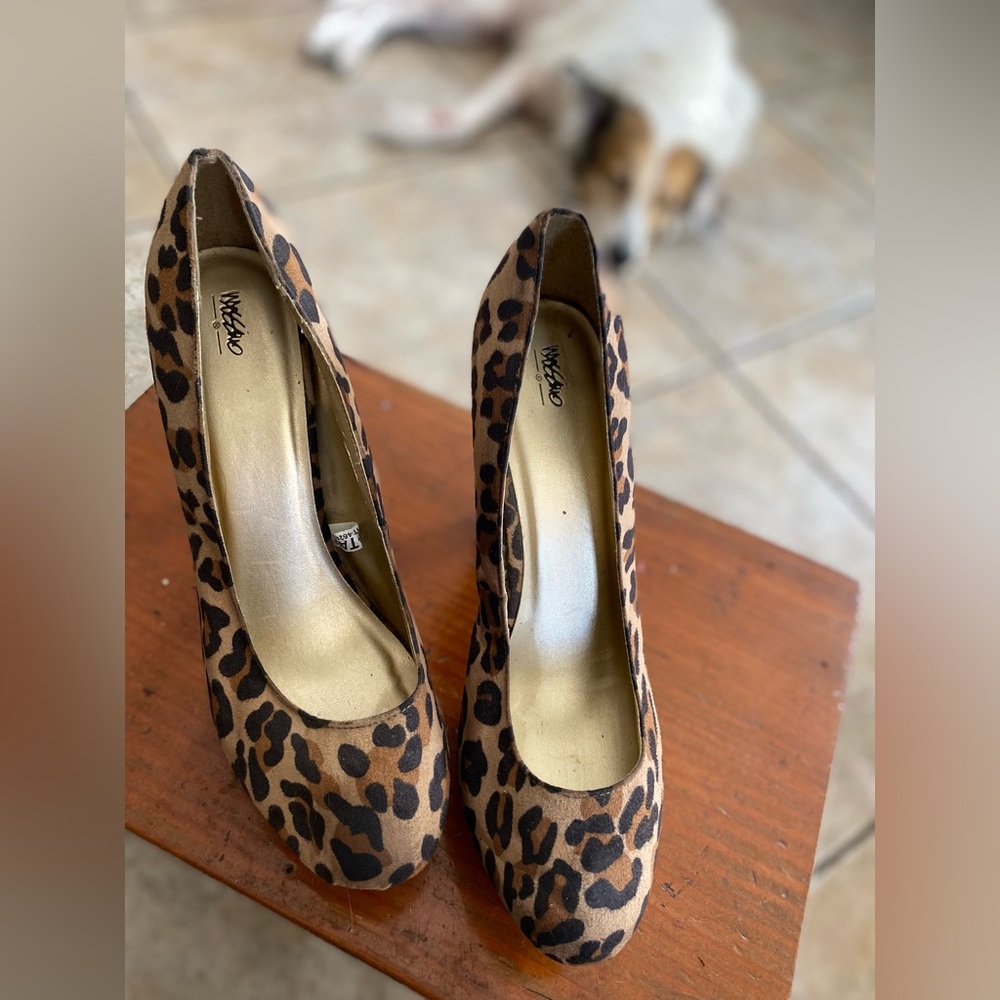 Retro Leopard pumps - Picture 2 of 4